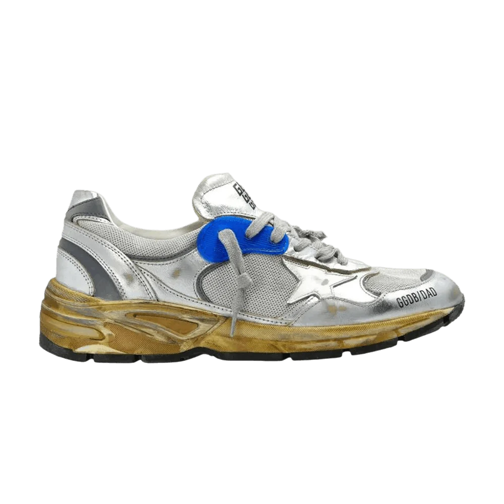 Krossovki-Golden-Goose-Dad-Star-Silver-Blue