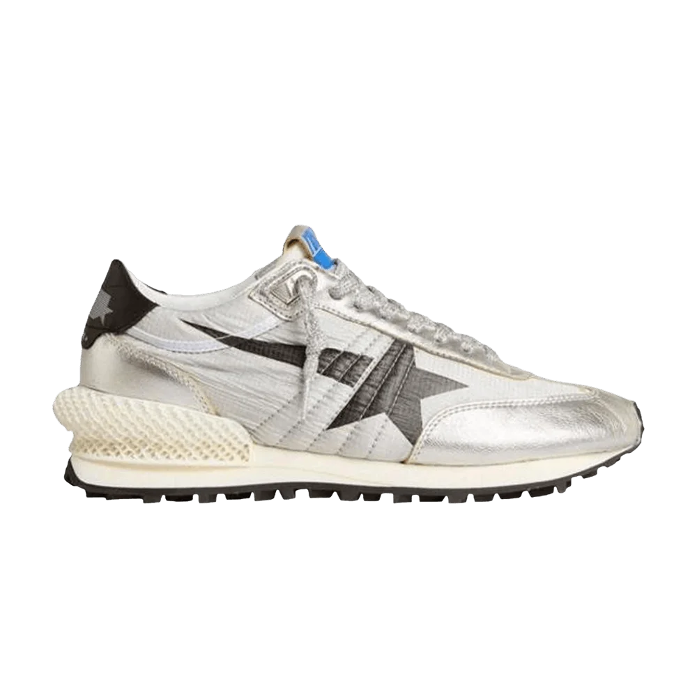 Krossovki-Golden-Goose-Marathon-With-Silver-Ripstop-Silver