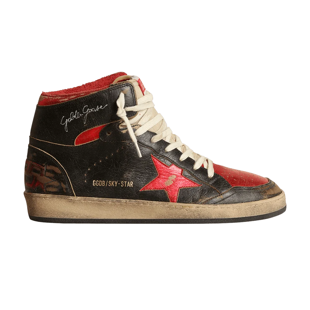 Krossovki-Golden-Goose-Sky-Star-High-Black-Red-Metallic