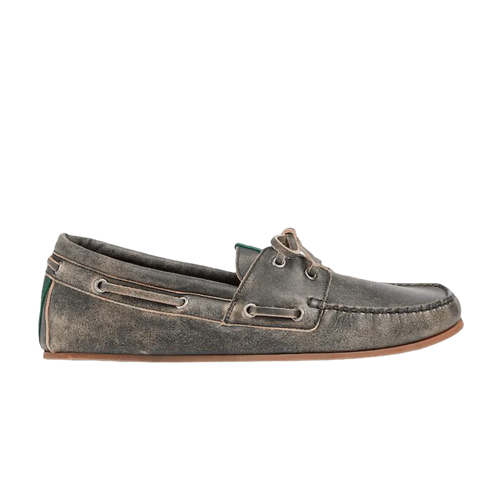 Krossovki-Gucci-Boat-Shoe-Black