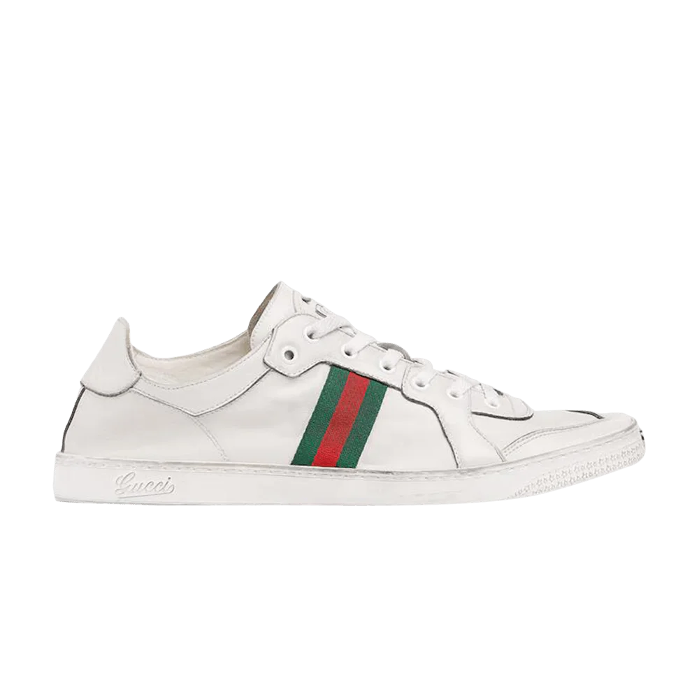 Krossovki-Gucci-Stretch-Low-Top-Sneaker-White-Leather