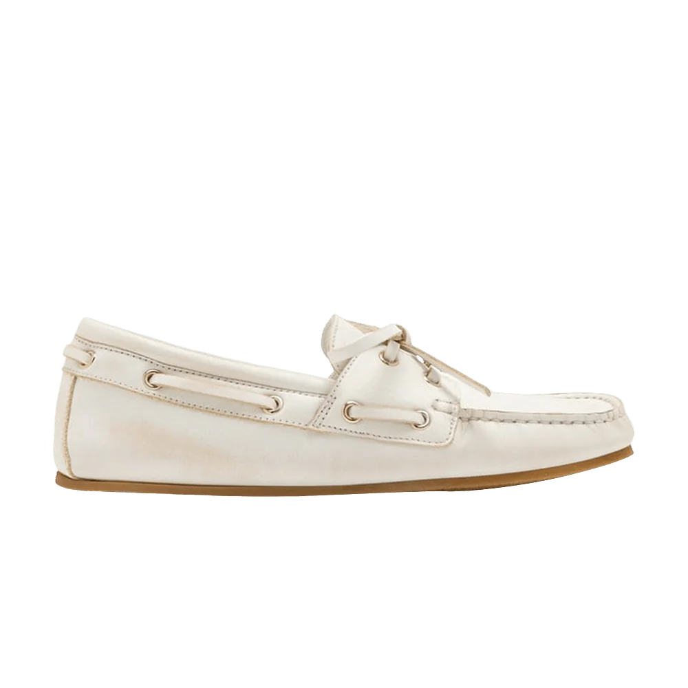 Krossovki-Gucci-Wmns-Boat-Mocassin-White