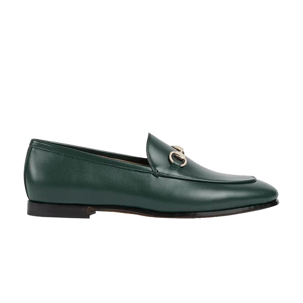 Krossovki-Gucci-Wmns-Jordaan-Loafer-Green