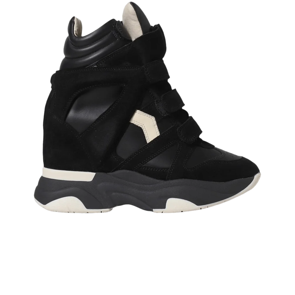 Krossovki-Isabel-Marant-Wmns-Balskee-Suede-Sneaker-Black