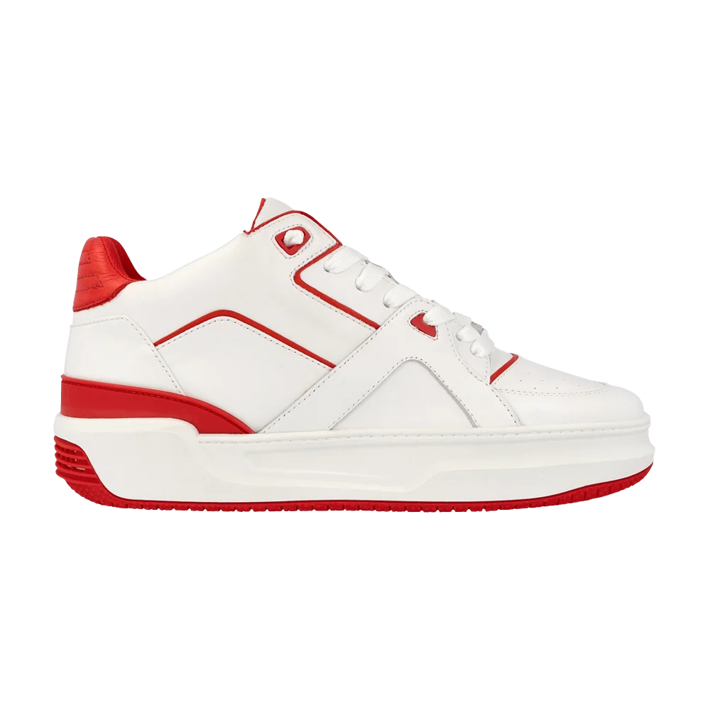Krossovki-Just-Don-Courtside-Low-White-Red