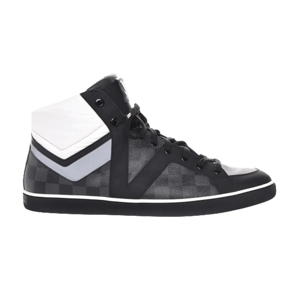 Krossovki-Louis-Vuitton-Damier-Hero-High-Graphite-Black