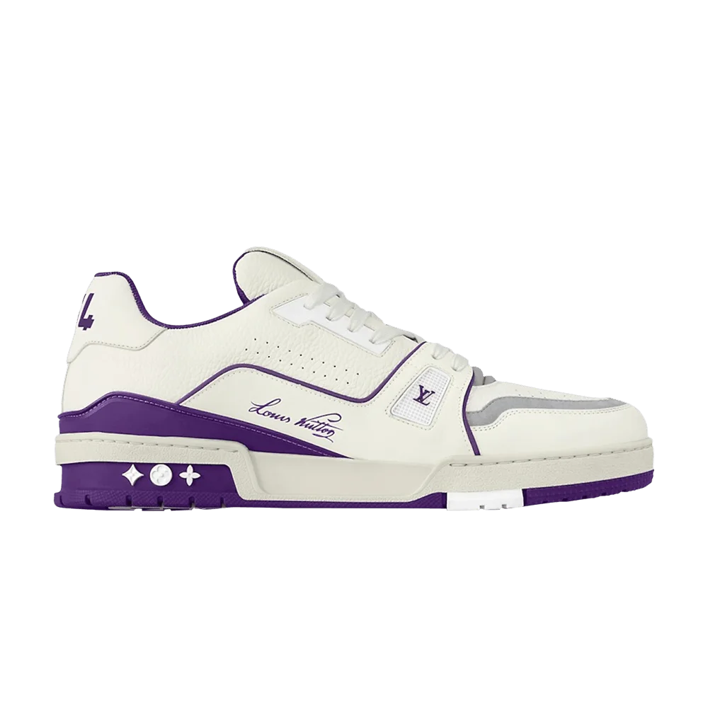 Krossovki-Louis-Vuitton-LV-Trainer-White-Purple-Script