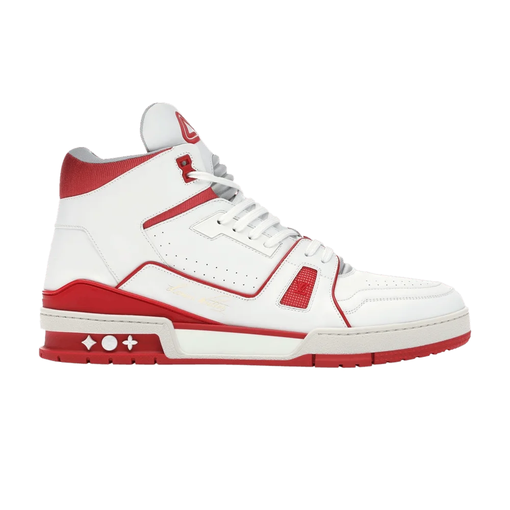 Krossovki-Louis-Vuitton-Mid-Trainer-White-Red