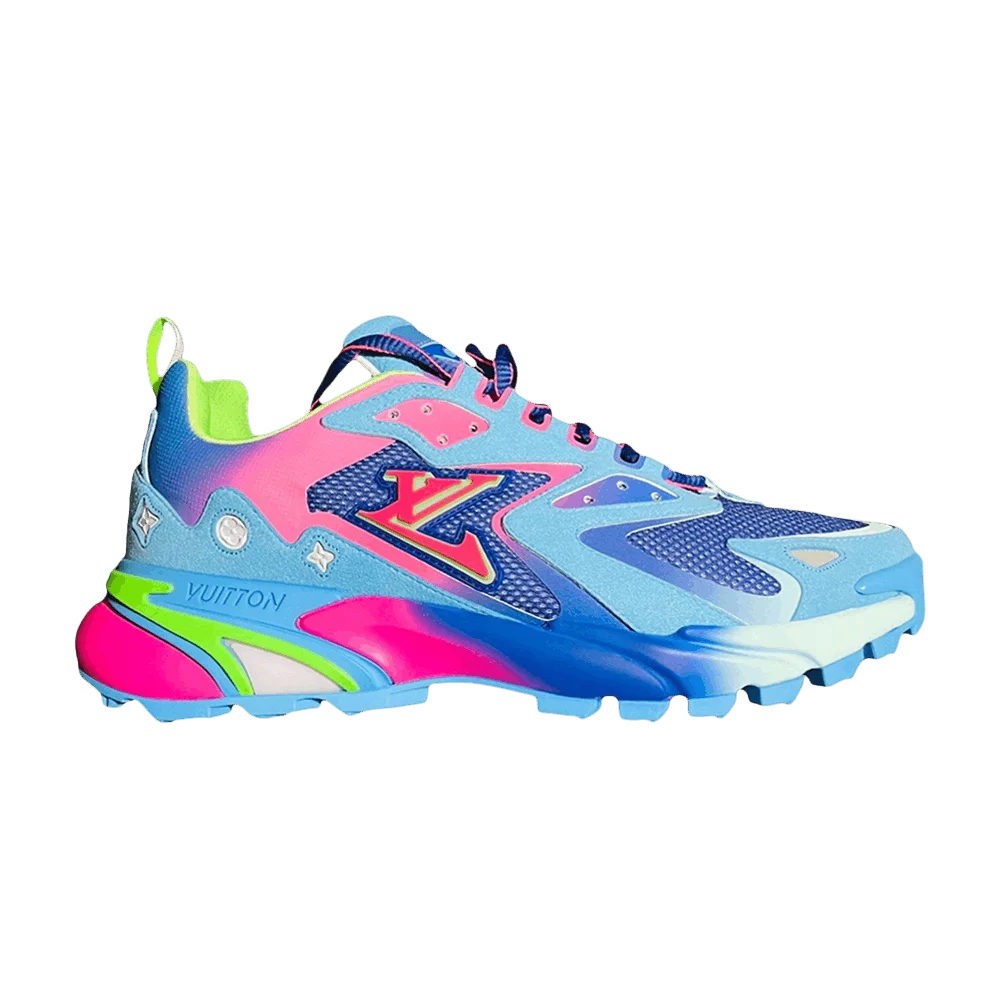 Krossovki-Louis-Vuitton-Runner-Tatic-Blue-Purple-Pink