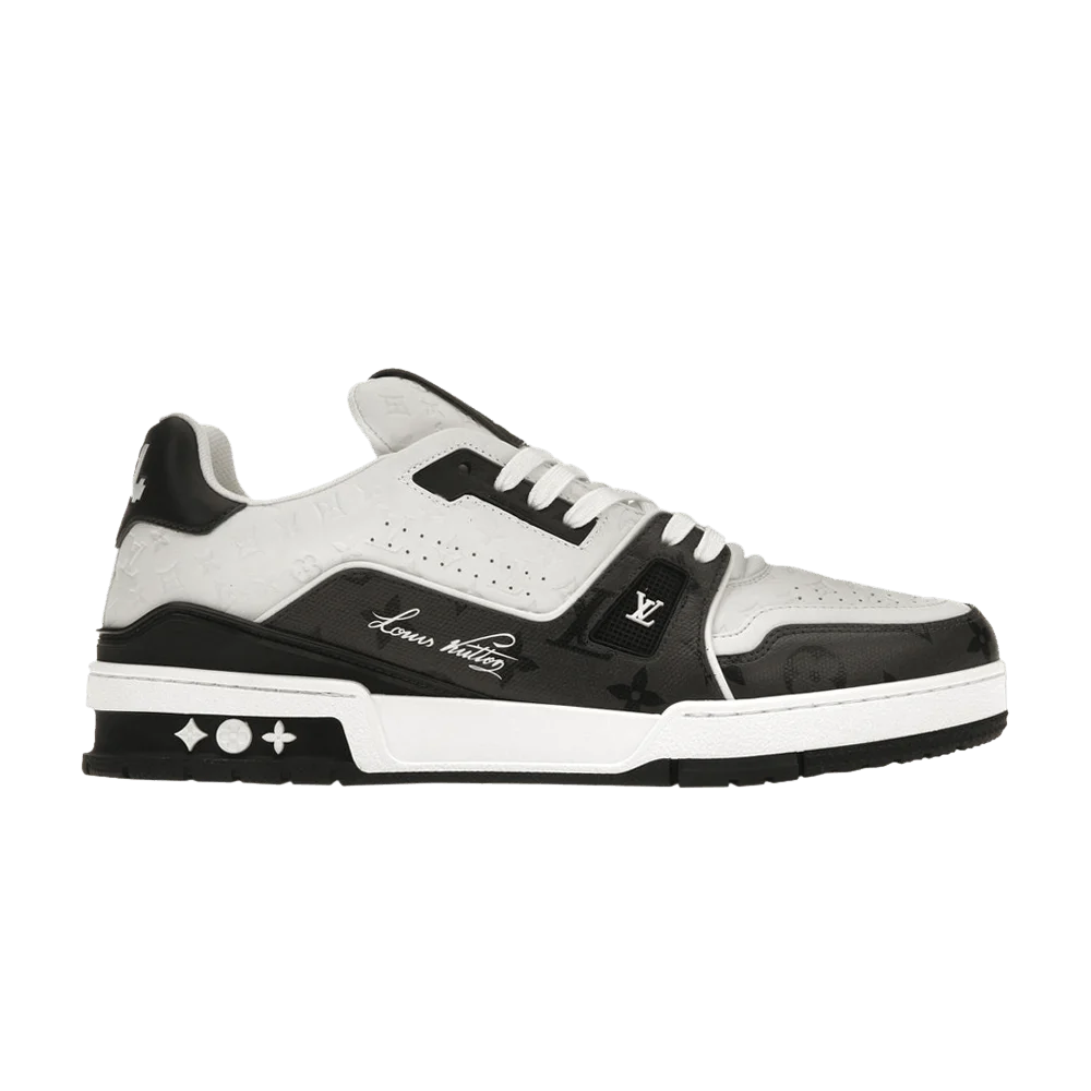Krossovki-Louis-Vuitton-Trainer-Low-54-Mini-Monogram-Black