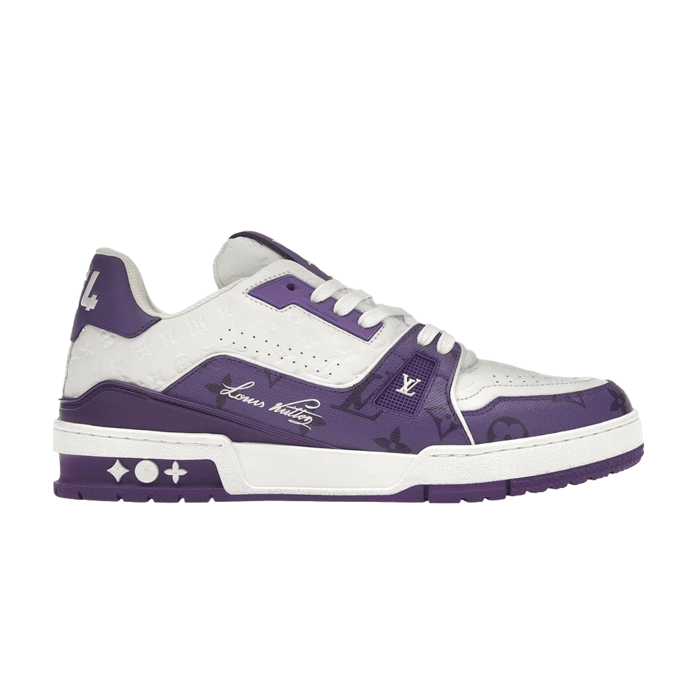 Krossovki-Louis-Vuitton-Trainer-Low-54-Mini-Monogram-Violet