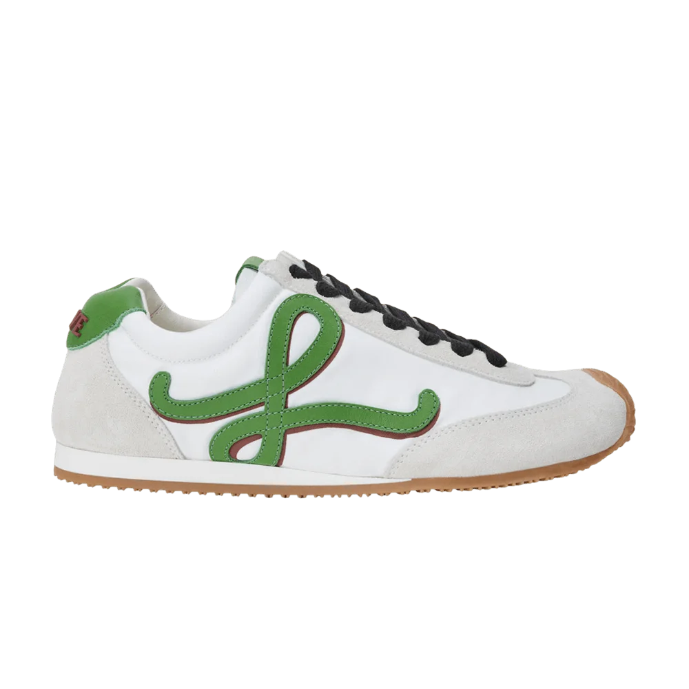 Krossovki-Louis-Wain-x-Loewe-Wmns-Ballet-Runner-2.0-White-Green