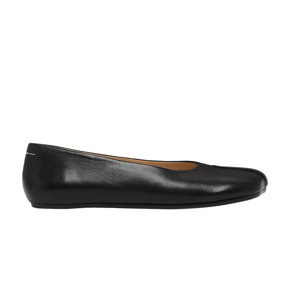 Krossovki-MM6-Maison-Margiela-Wmns-Ballerinas-Flat-Black