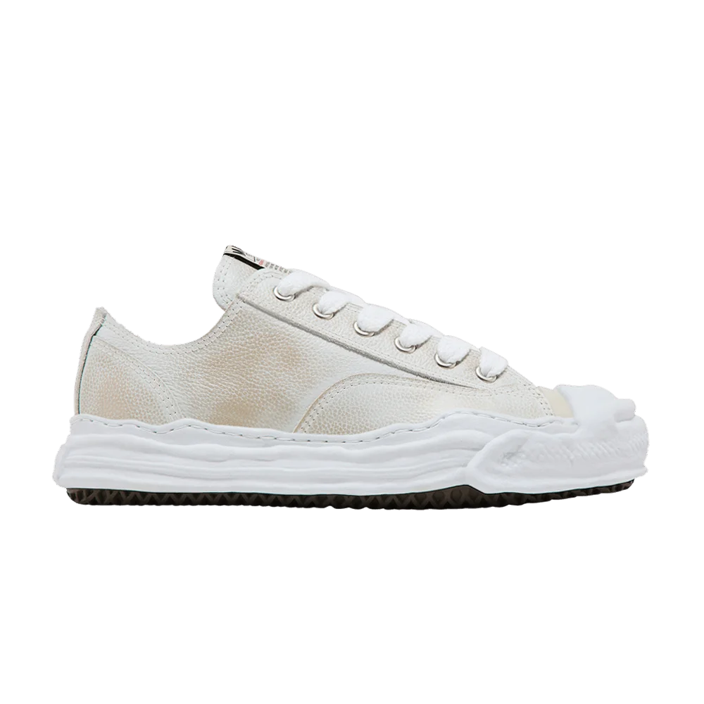 Krossovki-Maison-Mihara-Yasuhiro-Hank-OG-Sole-Brushed-Shrink-Leather-Low-White