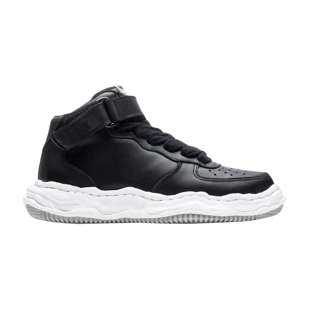 Krossovki-Maison-Mihara-Yasuhiro-Wayne-OG-Sole-Leather-High-Black-White