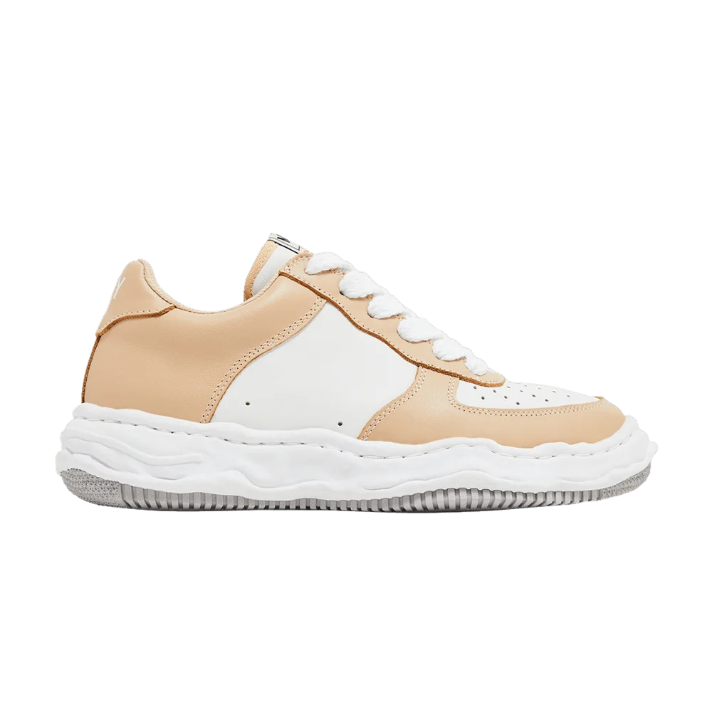Krossovki-Maison-Mihara-Yasuhiro-Wayne-OG-Sole-Leather-Low-Beige-White