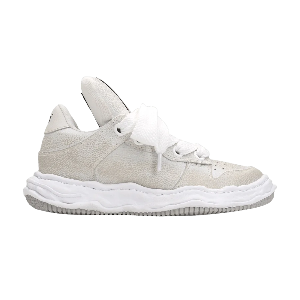 Krossovki-Maison-Mihara-Yasuhiro-Wayne-Puffer-OG-Sole-Brushed-Shrink-Leather-Low-White