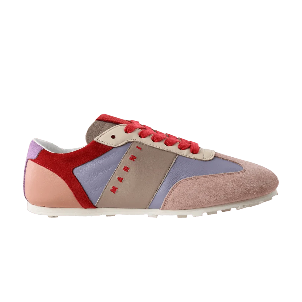 Krossovki-Marni-Wmns-Lace-Up-Sneaker-Light-Pink-Lilac-Orange