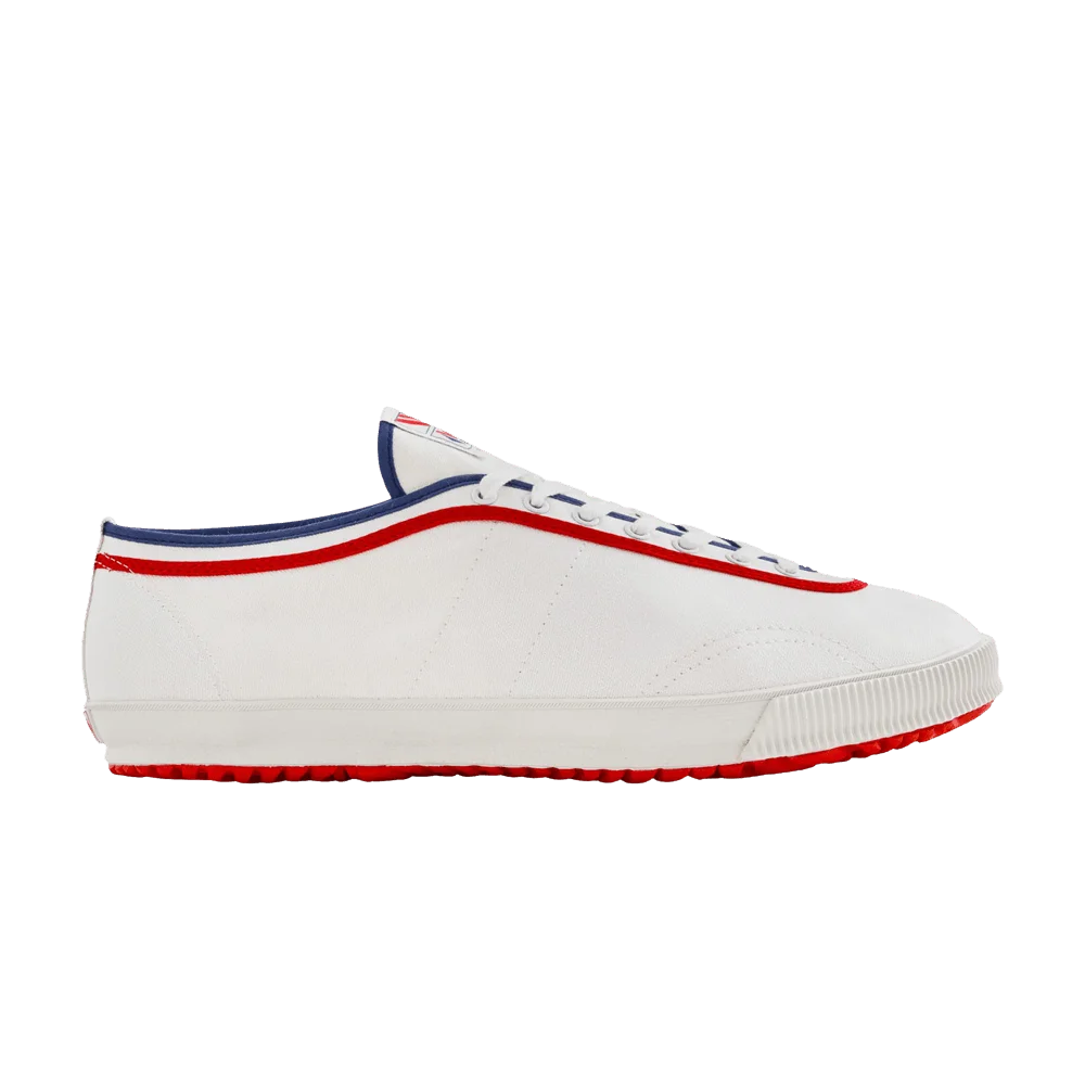 Krossovki-Marty-Supreme-x-Koyo-Bear-Sharpman-White-Red-Blue