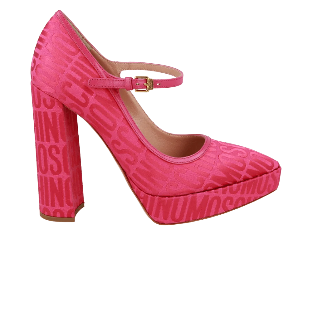 Krossovki-Moschino-Wmns-Logo-Jacquard-Mary-Jane-Pump-Pink