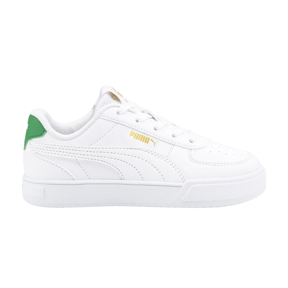Krossovki-Puma-Caven-Little-Kid-White-Green