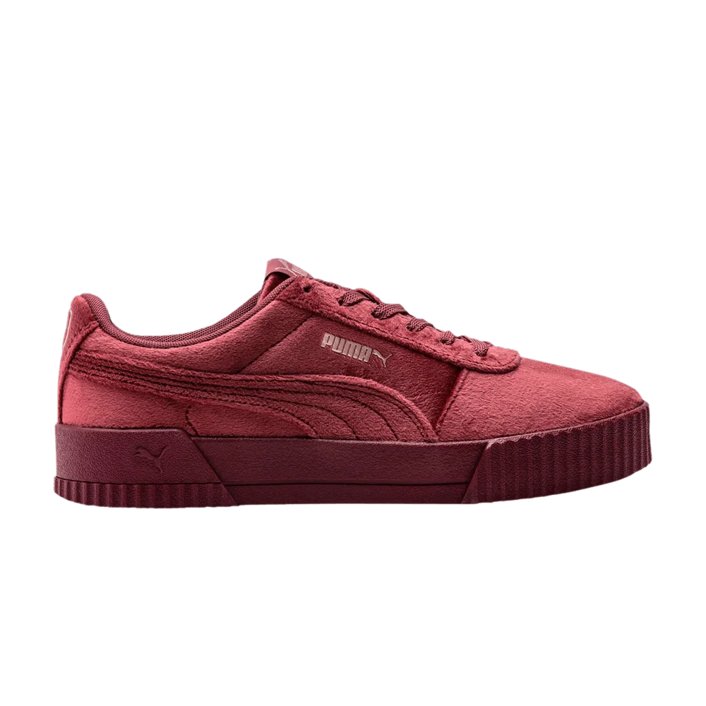 Krossovki-Puma-Wmns-Carina-Velvet-Pomegranate-Rose-Gold