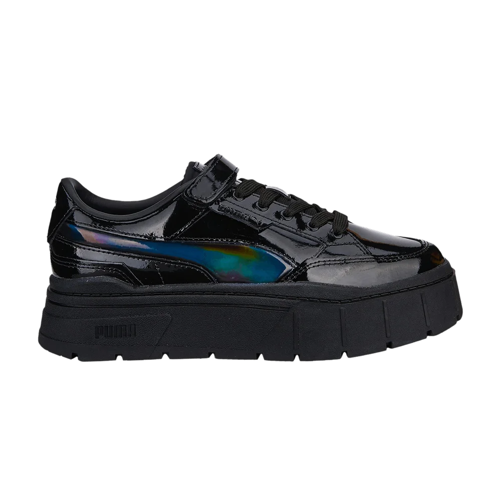 Krossovki-Puma-Wmns-Mayze-Stack-Black-Patent-Iridescent