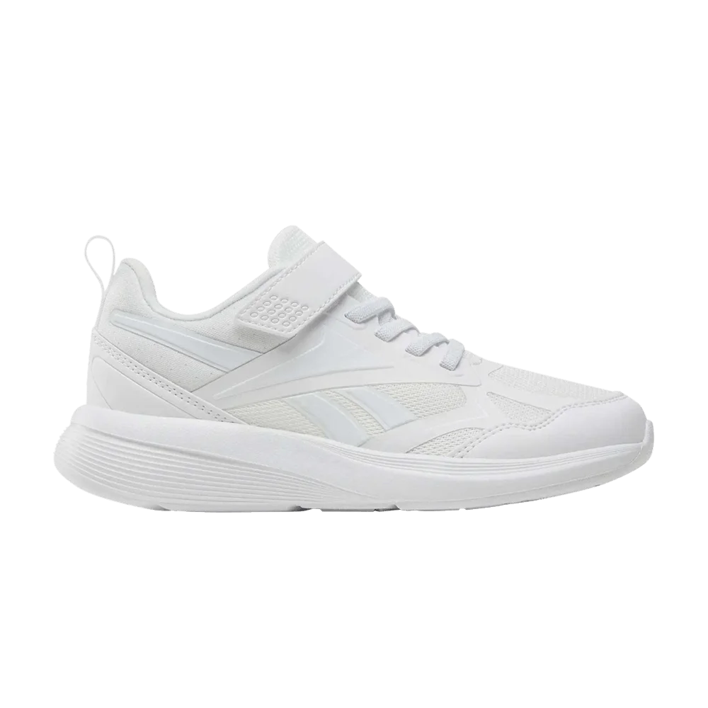 Krossovki-Reebok-Rush-Runner-6.0-Elastic-Lace-Top-Strap-Little-Kid-Triple-White
