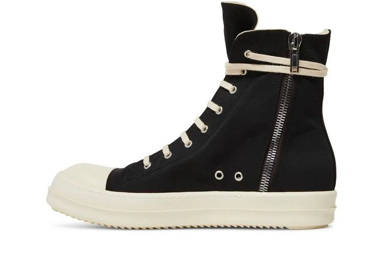 Krossovki-Rick-Owens-DRKSHDW-Fogachine-Cotton-Nylon-High-Black-Milk-2