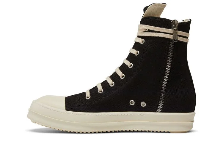 Krossovki-Rick-Owens-DRKSHDW-Strobe-Cotton-Denim-Penta-High-Black-Milk-2