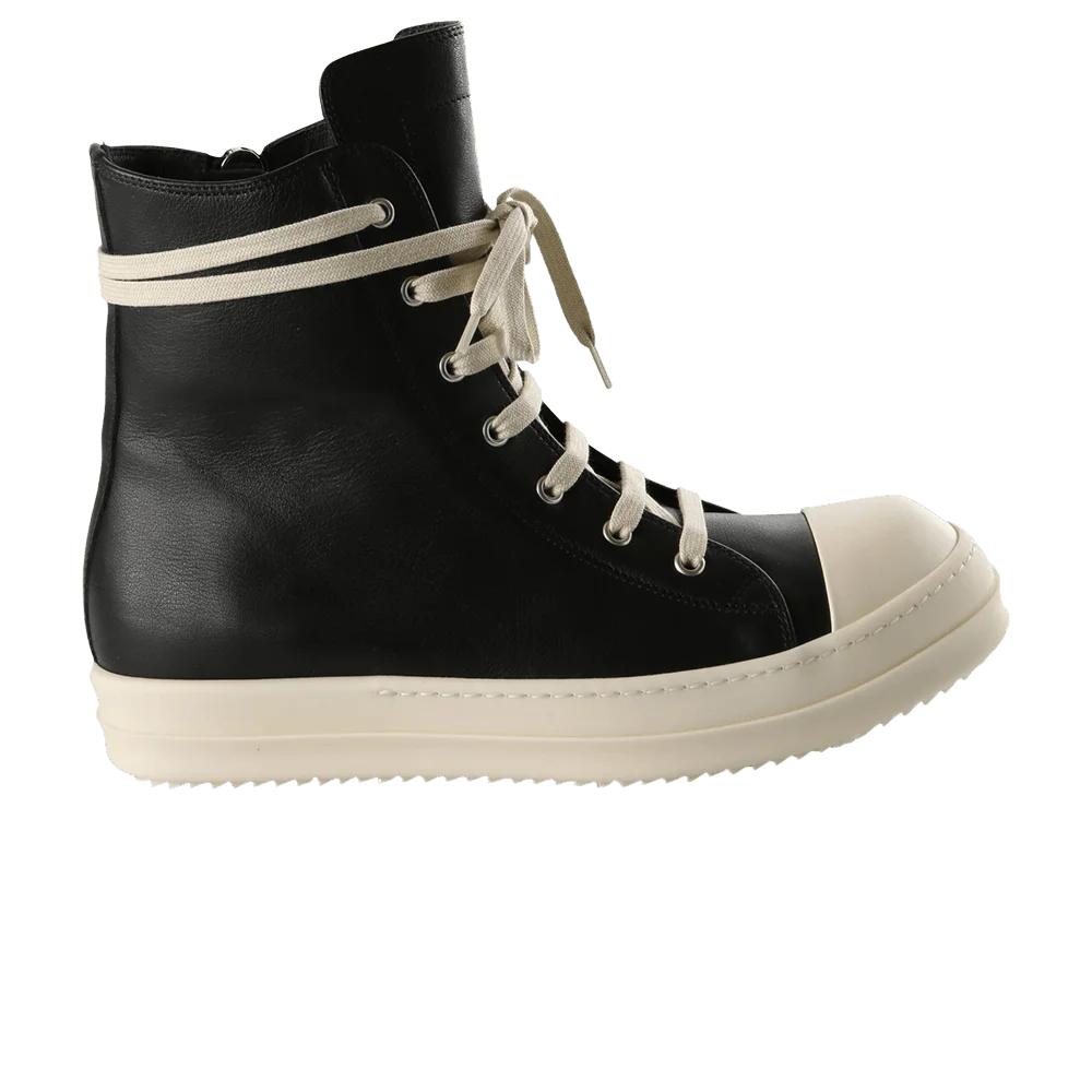 Krossovki-Rick-Owens-Scarpe-In-Pelle-Sneaker-Black-Milk