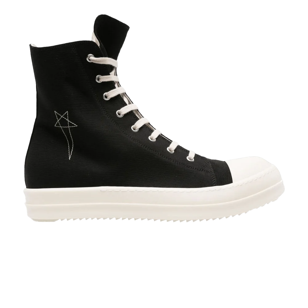 Krossovki-Rick-Owens-Wmns-DRKSHDW-Hollywood-Pentagram-High-Black-Milk