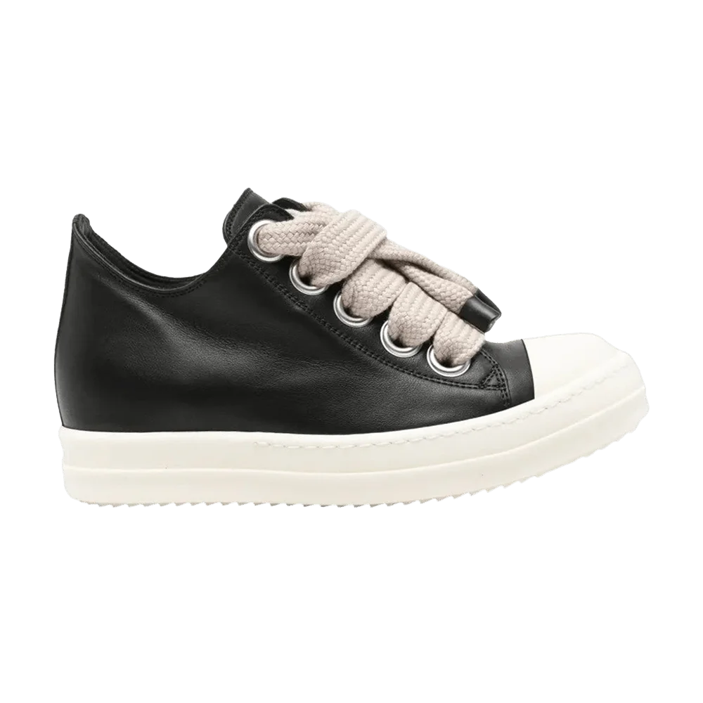 Krossovki-Rick-Owens-Wmns-Jumbolace-Low-Sneaker-Black-Milk