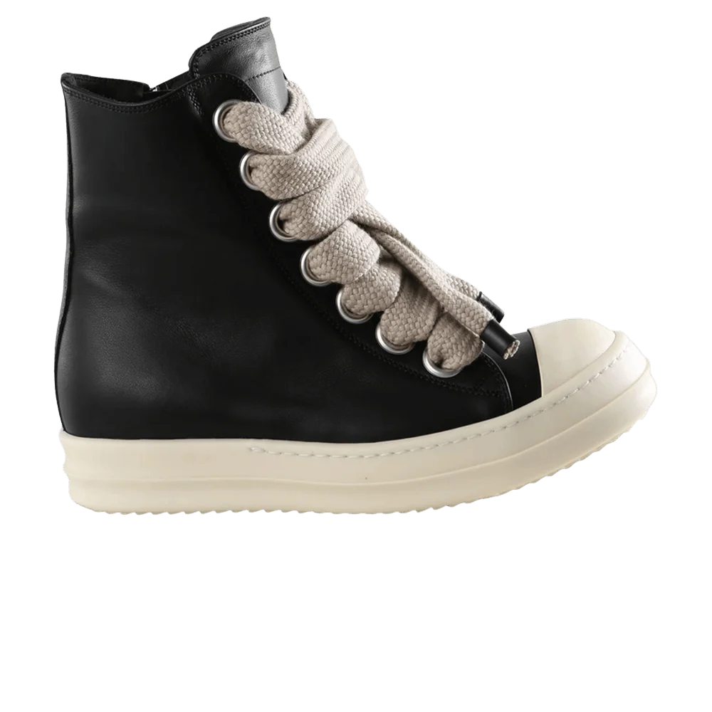 Krossovki-Rick-Owens-Wmns-Jumbolace-Sneaker-Black-Milk