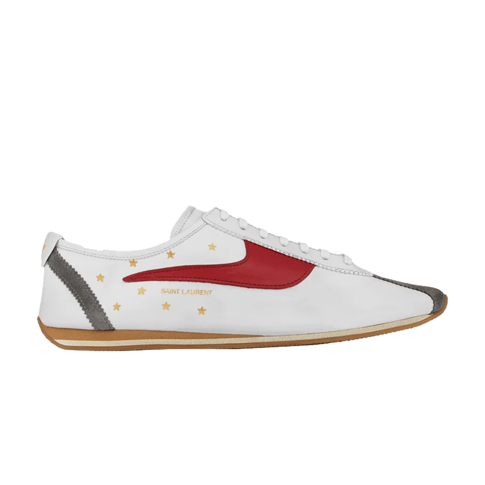 Krossovki-Saint-Laurent-Jay-Low-White-Red