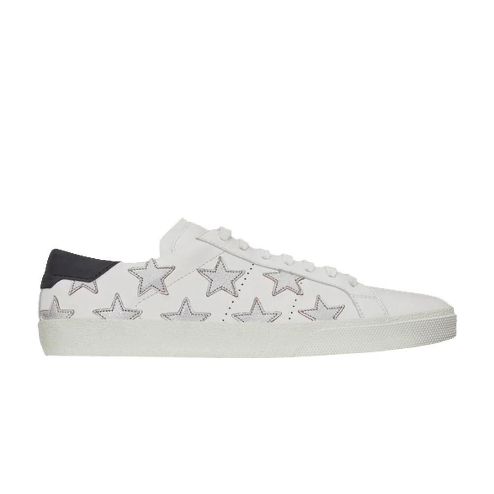 Krossovki-Saint-Laurent-Signature-California-Sneaker-Silver-Metallic