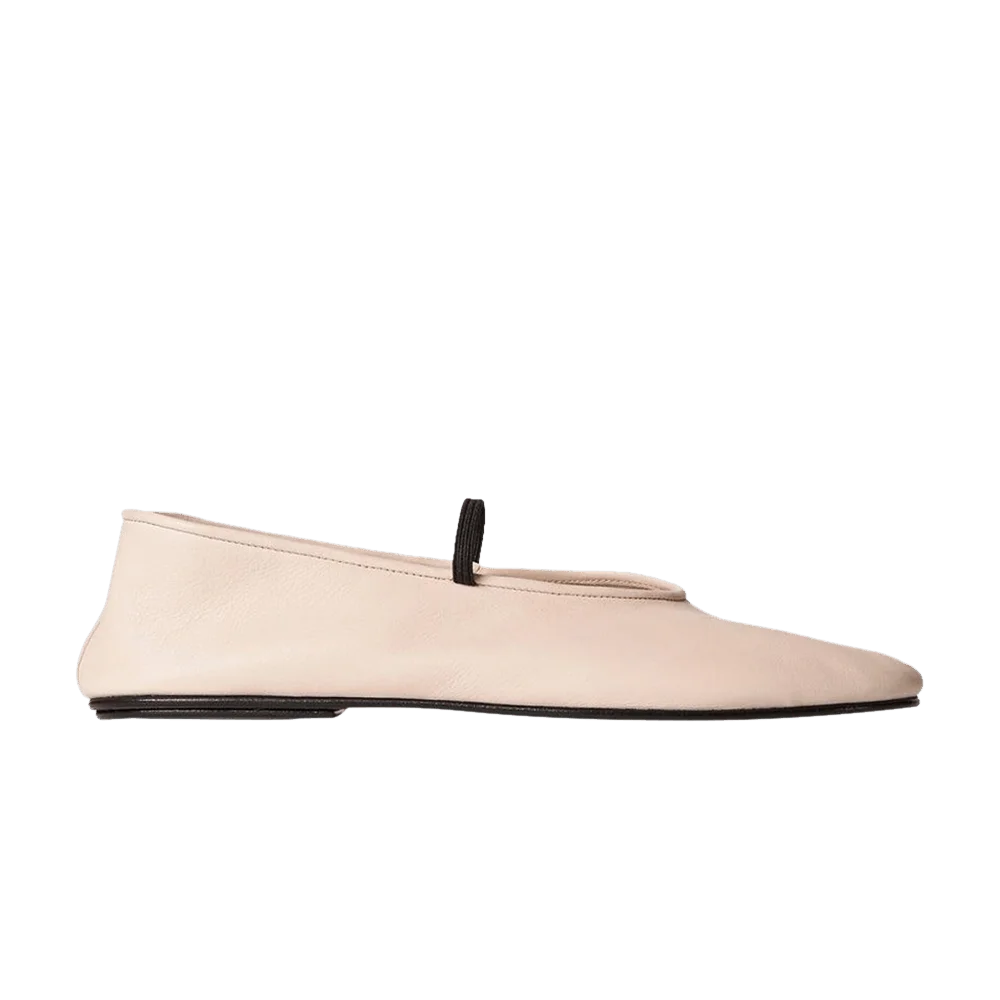 Krossovki-The-Row-Wmns-Elastic-Ballet-Flat-Milk