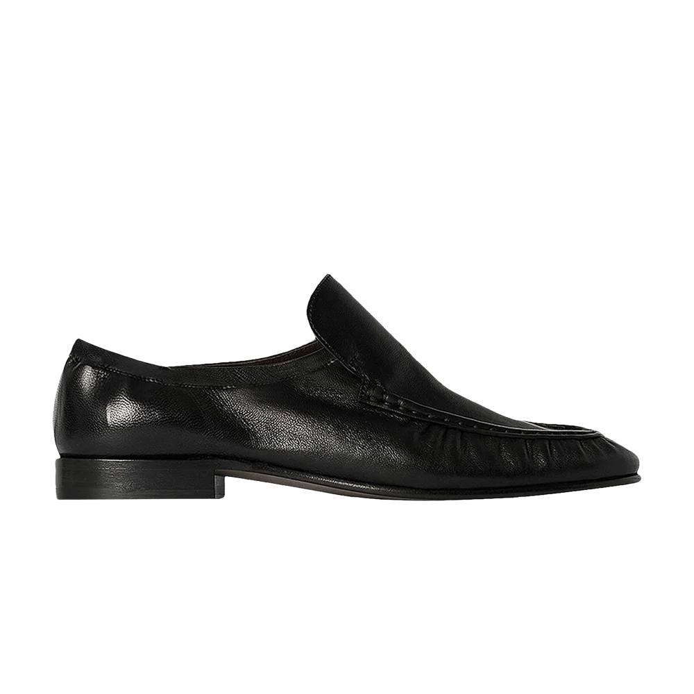 Krossovki-The-Row-Wmns-Soft-Mocassin-Loafer-Black