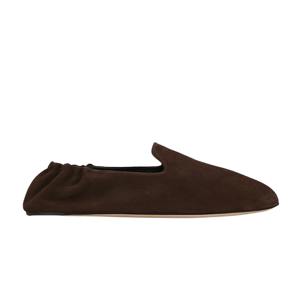 Krossovki-The-Row-Wmns-Soft-Mocassin-Loafer-Lacquer-Brown