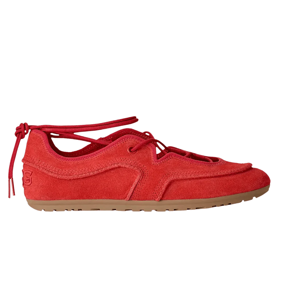 Krossovki-UGG-Wmns-Quill-Ballet-Sneaker-Red-Pepper