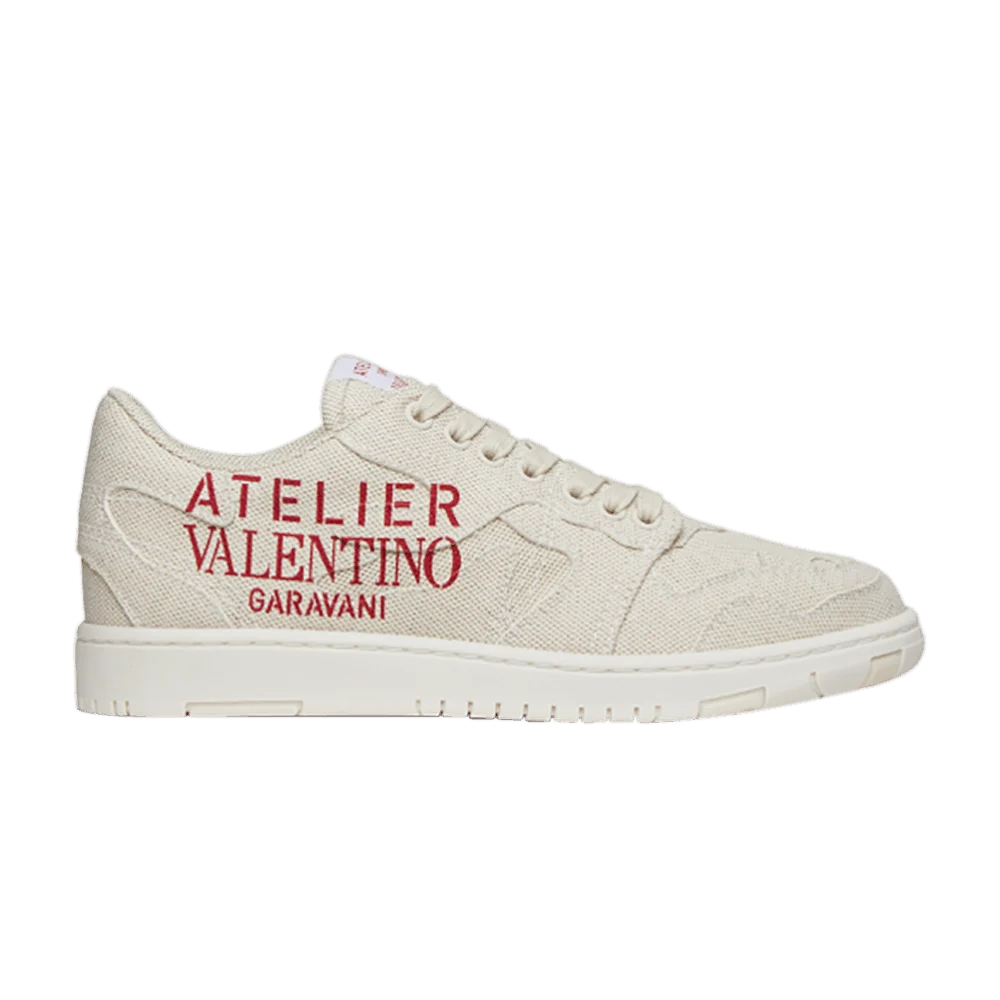 Krossovki-Valentino-Wmns-Atelier-07-Sneaker-Cream-Red