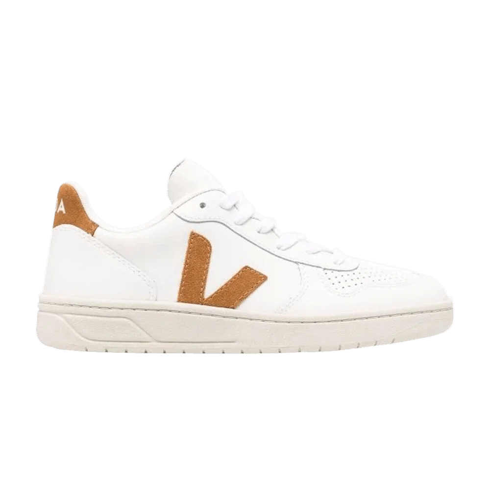 Krossovki-Veja-V-10-Leather-Extra-White-Camel