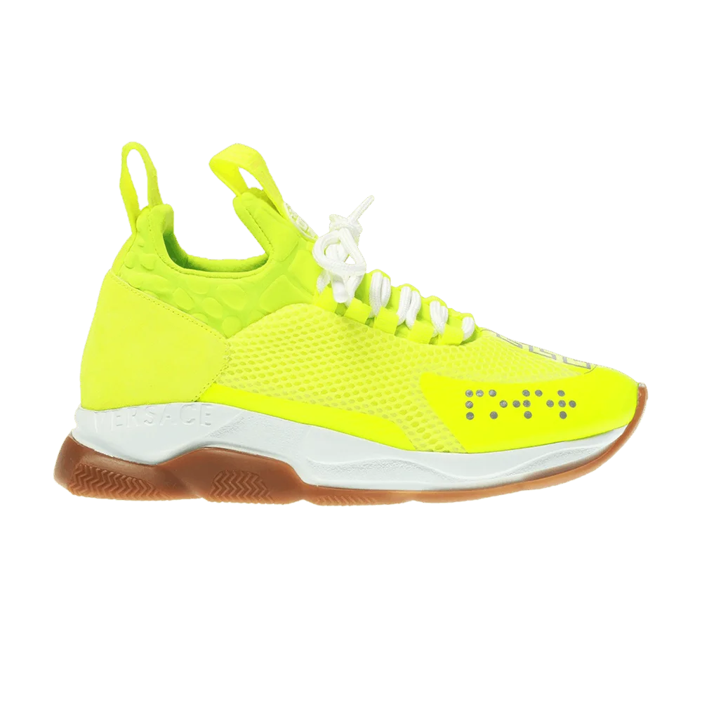 Krossovki-Versace-Wmns-Cross-Chainer-Neon-Yellow-Gum