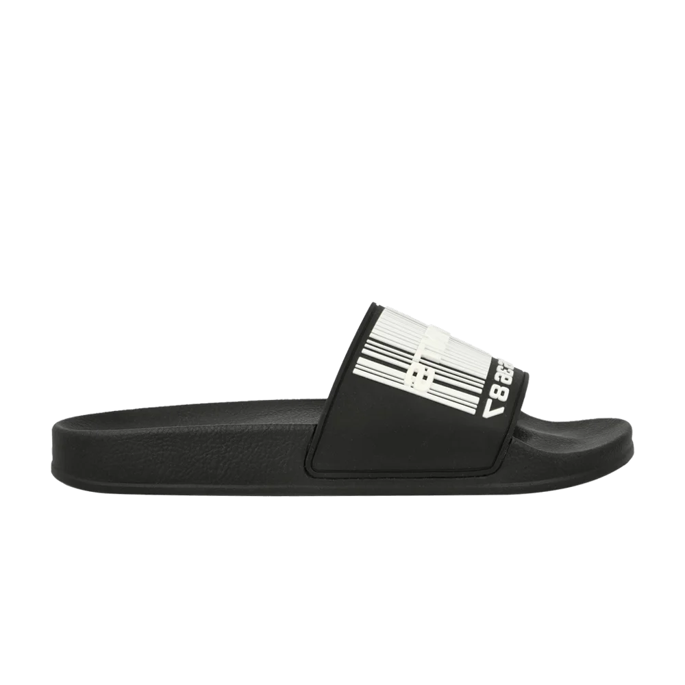 Krossovki-Vetements-Logo-Pool-Slider-Barcode-Black-White