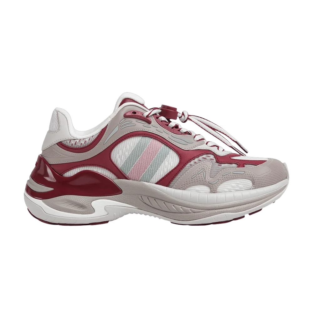 Krossovki-Wmns-Gucci-2.0-Grey-Rosso-Ancora-Mesh