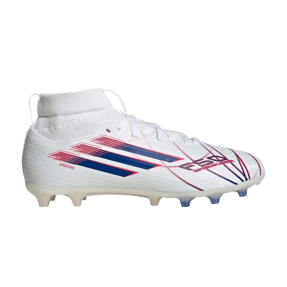 Krossovki-adidas-F50-Sparkfusion-League-Mid-FG-AG-Little-Kid-Cloud-White-Royal-Blue