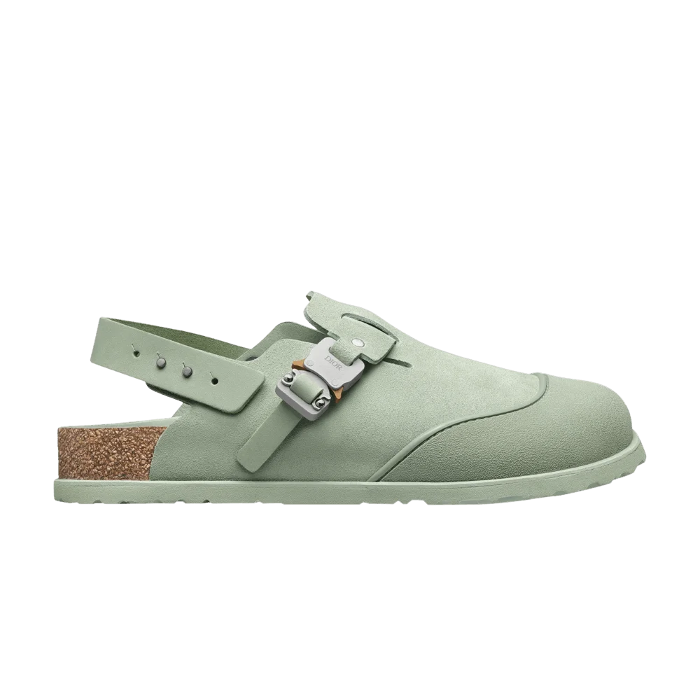 Sabo-Dior-x-Birkenstock-Tokio-Mule-Pastel-Green