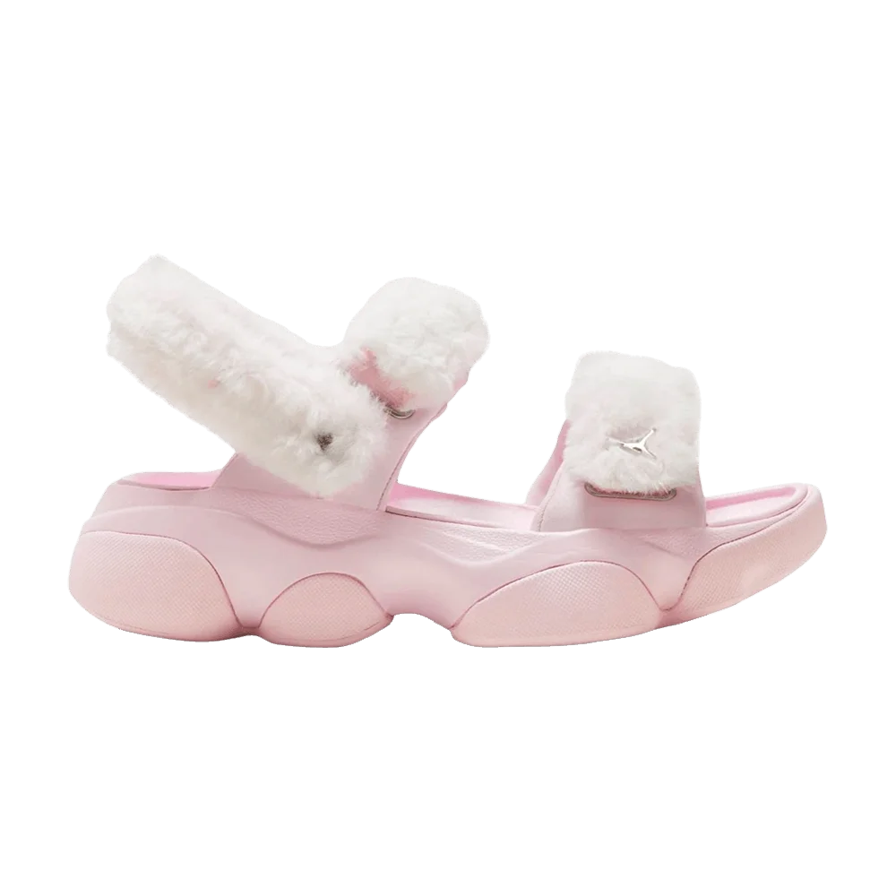 Sandalii-Air-Jordan-Wmns-Jordan-DEJA-Sandal-Pink-Foam-Metallic-Silver