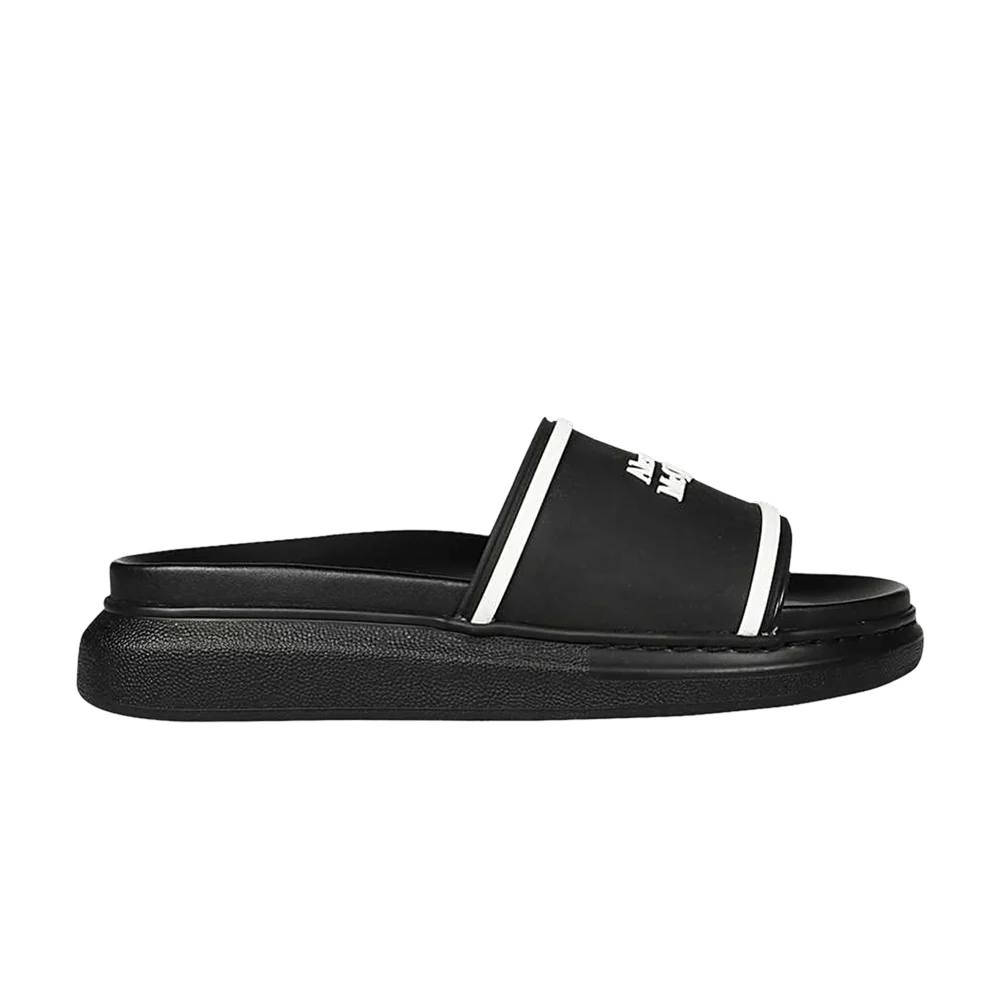 Sandalii-Alexander-Mcqueen-Rubber-Hybrid-Sandal-Black-White