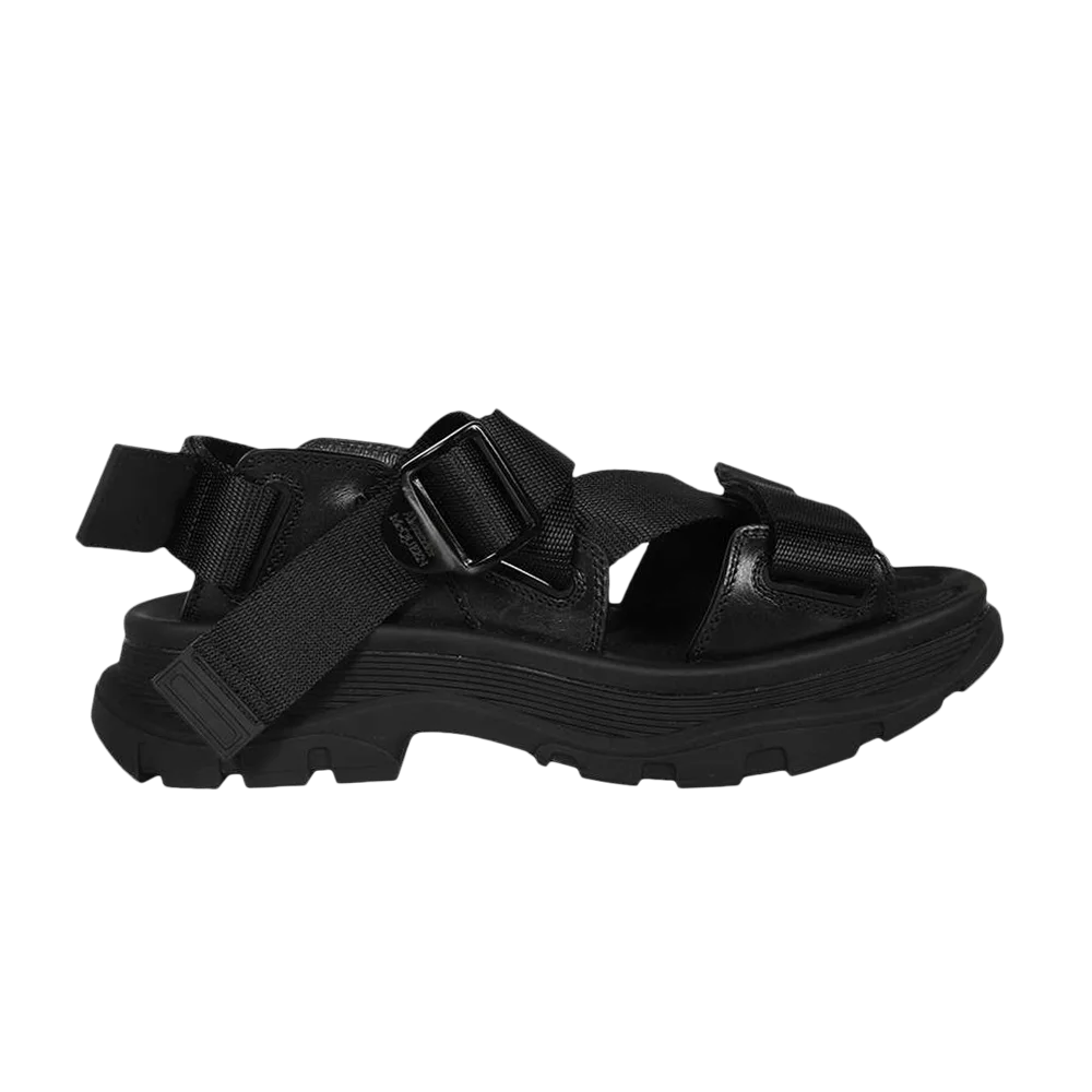 Sandalii-Alexander-Mcqueen-Strappy-Leather-Sport-Sandal-Black